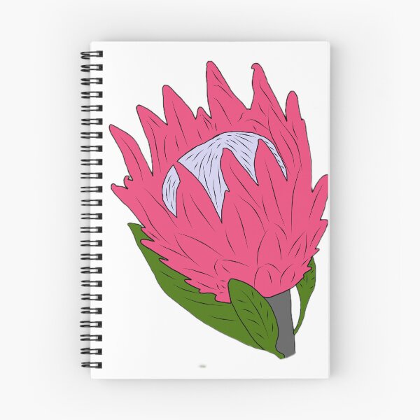 Item preview, Hot Pink Protea Flower - Minimalist Botanical Art designed and sold by RareBotanical .
