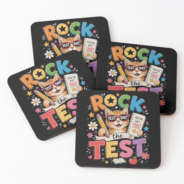 Item preview, Rock The Test Day Funny Cat Exam Testing Day School designed and sold by OlakunleOloroz.