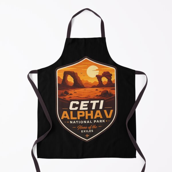Item preview, Ceti Alpha Desert World Retro Sci-Fi designed and sold by FrontierCosmic.