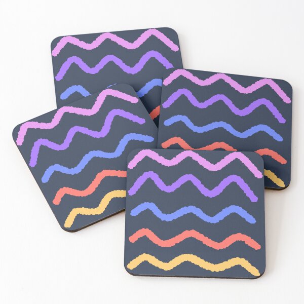 Item preview, Colorful Hand Drawn Wavy Lines Pattern designed and sold by ubborn.