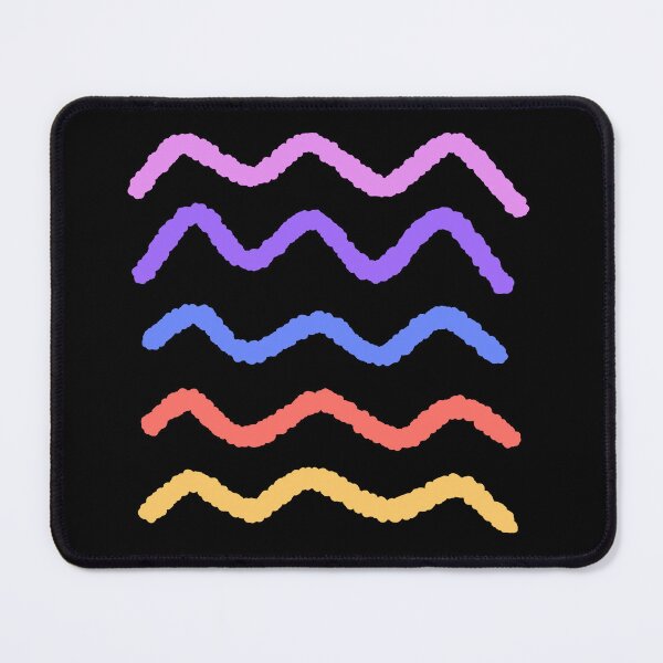 Item preview, Colorful Hand Drawn Wavy Lines Pattern designed and sold by ubborn.