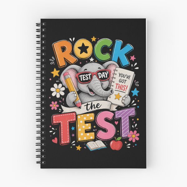 Item preview, Rock The Test Day Funny Elephant Exam Testing Day School designed and sold by OlakunleOloroz.