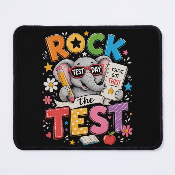 Item preview, Rock The Test Day Funny Elephant Exam Testing Day School designed and sold by OlakunleOloroz.