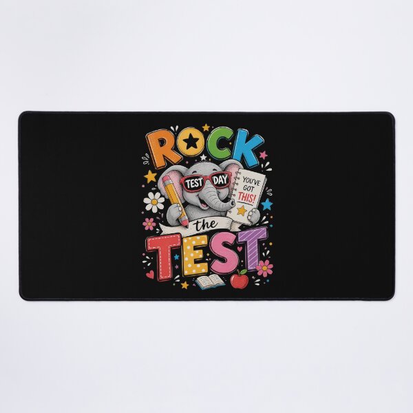 Item preview, Rock The Test Day Funny Elephant Exam Testing Day School designed and sold by OlakunleOloroz.