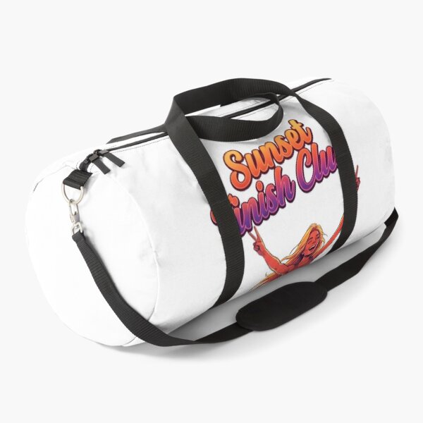 Item preview, Sunset Finish Club: Runner & Dog Duo designed and sold by m-yoga-store.
