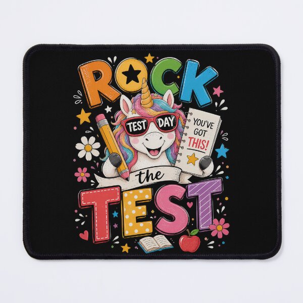 Item preview, Rock The Test Day Funny Unicorn Exam Testing Day School designed and sold by OlakunleOloroz.