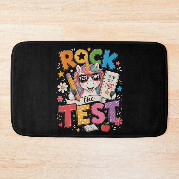 Item preview, Rock The Test Day Funny Unicorn Exam Testing Day School designed and sold by OlakunleOloroz.
