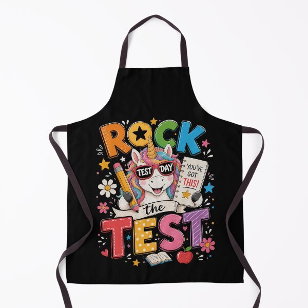 Item preview, Rock The Test Day Funny Unicorn Exam Testing Day School designed and sold by OlakunleOloroz.