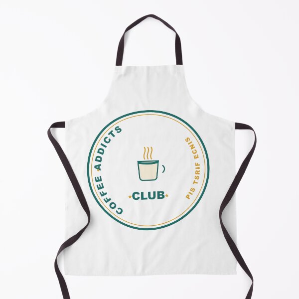 Item preview, Coffee Addicts Club Circular Badge Retro Coffee Design designed and sold by Mega-Shopping.