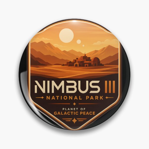 Item preview, Nimbus III Peace World Retro Sci-Fi  designed and sold by FrontierCosmic.