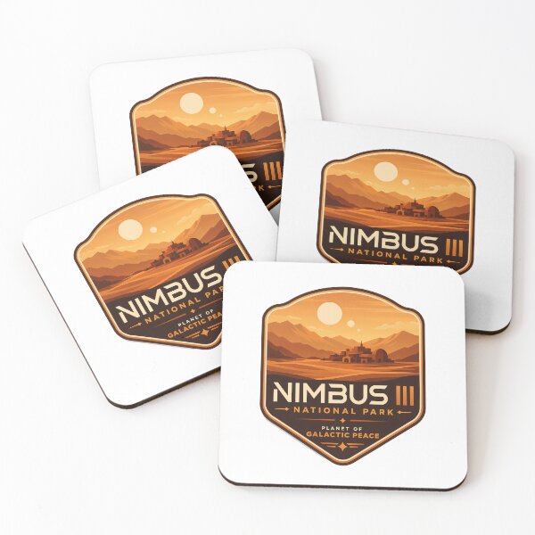 Item preview, Nimbus III Peace World Retro Sci-Fi  designed and sold by FrontierCosmic.