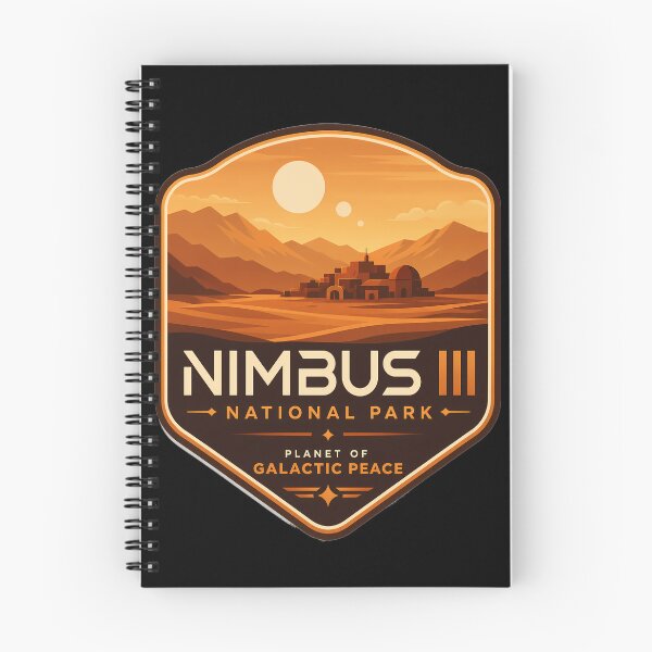 Item preview, Nimbus III Peace World Retro Sci-Fi  designed and sold by FrontierCosmic.