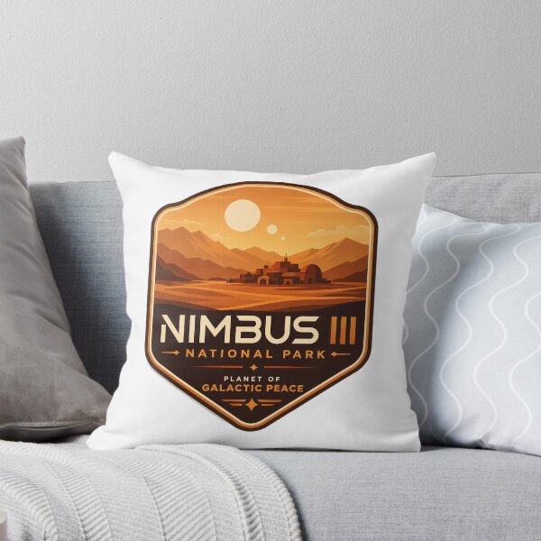 Item preview, Nimbus III Peace World Retro Sci-Fi  designed and sold by FrontierCosmic.