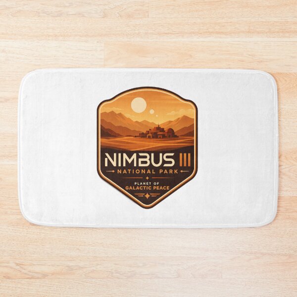 Item preview, Nimbus III Peace World Retro Sci-Fi  designed and sold by FrontierCosmic.