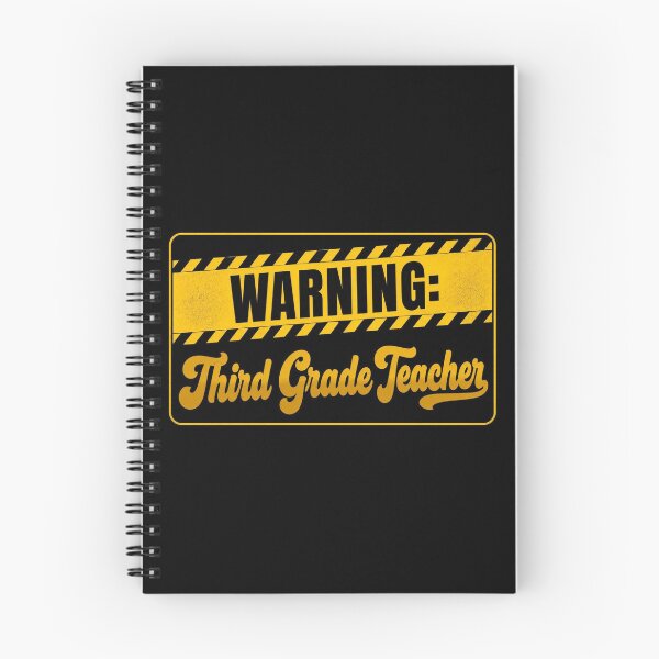 Item preview, Funny Warning Third Grade Teacher Sticker designed and sold by FestivityFinds.