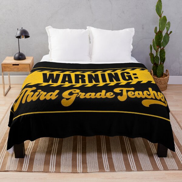 Item preview, Funny Warning Third Grade Teacher Sticker designed and sold by FestivityFinds.