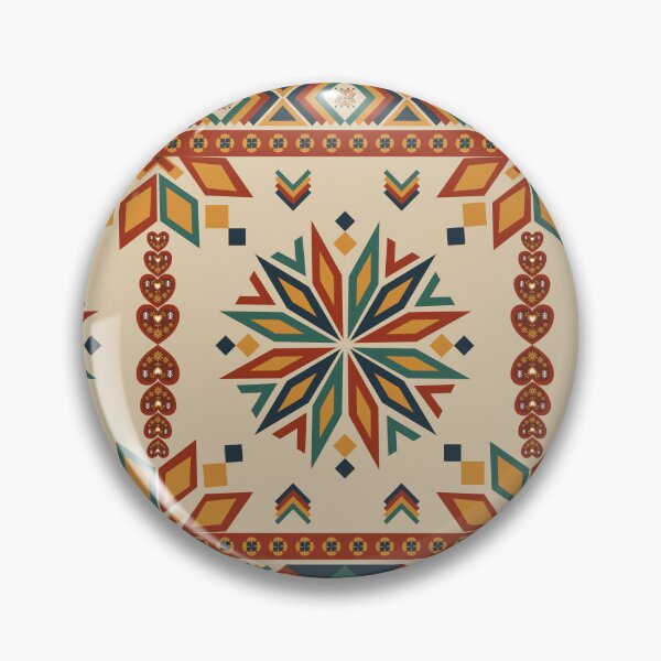 Item preview, Seamless geometric Scandinavian folk art pattern. Traditional Nordic textile design with star and ethnic ornaments. designed and sold by Aumpuk.