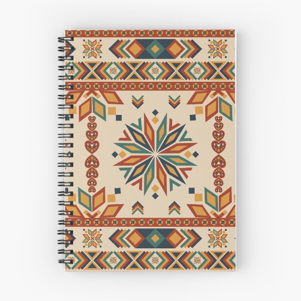 Item preview, Seamless geometric Scandinavian folk art pattern. Traditional Nordic textile design with star and ethnic ornaments. designed and sold by Aumpuk.