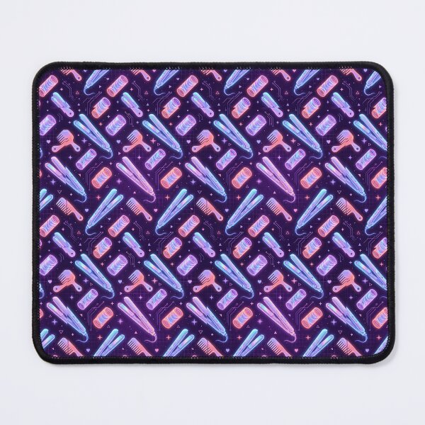 Item preview, Cyber Pastel Hair Tools Seamless Pattern Neon Salon Electronics designed and sold by SplashTastic.