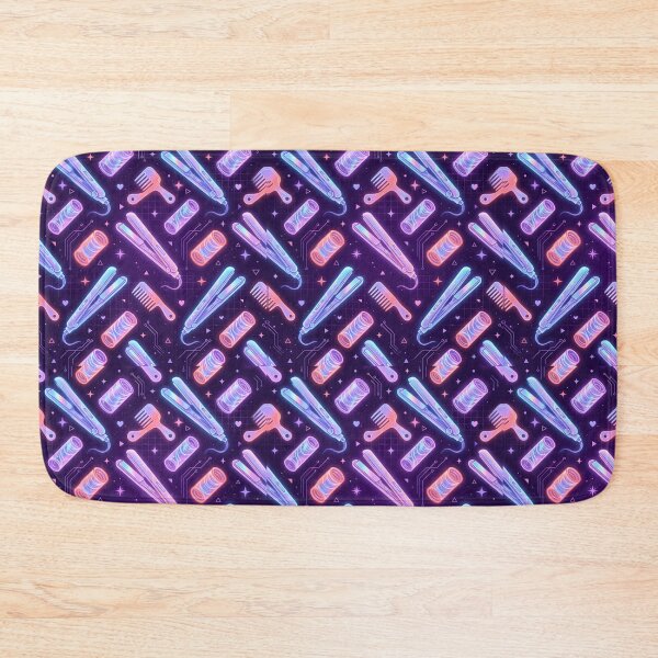Item preview, Cyber Pastel Hair Tools Seamless Pattern Neon Salon Electronics designed and sold by SplashTastic.