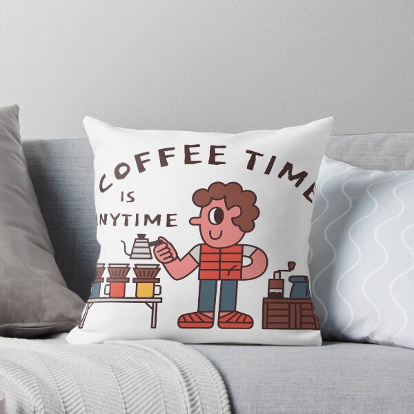 Item preview, Coffee time is anytime designed and sold by monkik.