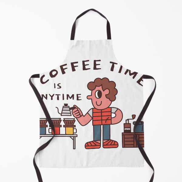 Item preview, Coffee time is anytime designed and sold by monkik.