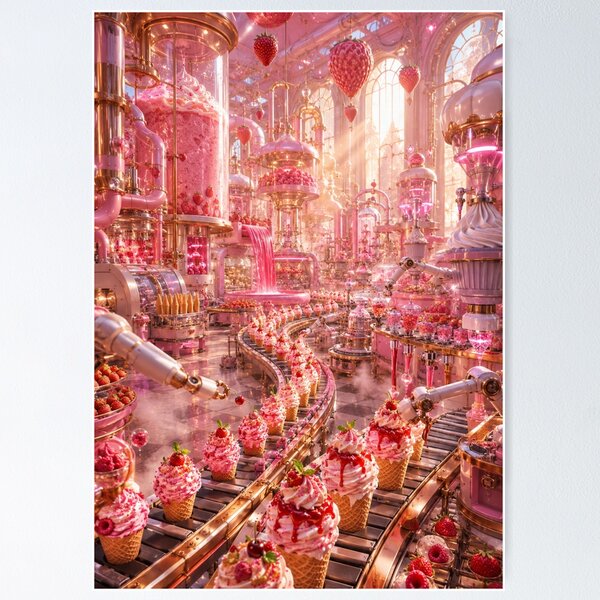 Item preview, Ice Cream Factory Collection 01 - Strawberry Factory designed and sold by SEIMEI2025.