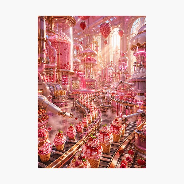 Item preview, Ice Cream Factory Collection 01 - Strawberry Factory designed and sold by SEIMEI2025.