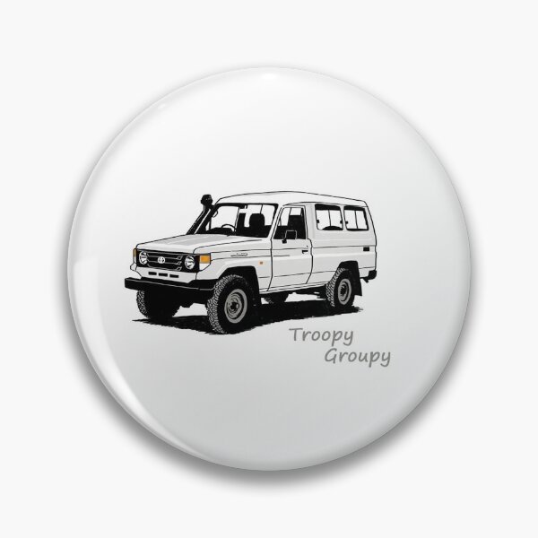 Item preview, Cartoon Landcruiser Troopy designed and sold by LianandRose.