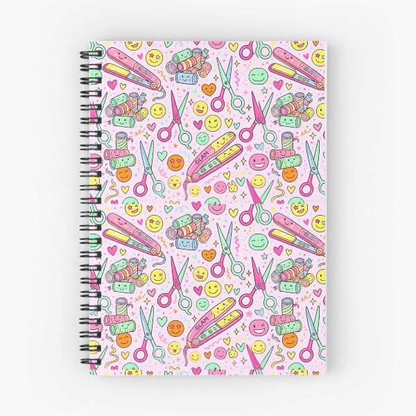 Item preview, Doodles of Hair Tools Seamless Pattern Kawaii Salon Care designed and sold by SplashTastic.