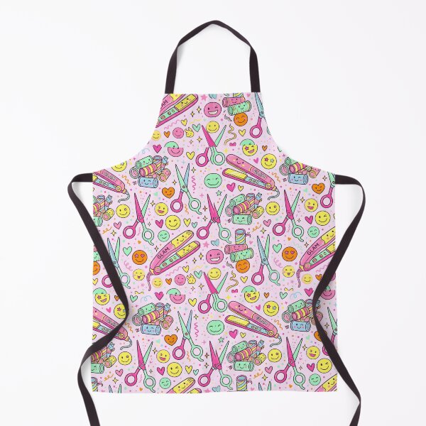 Item preview, Doodles of Hair Tools Seamless Pattern Kawaii Salon Care designed and sold by SplashTastic.