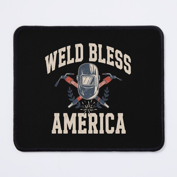 Item preview, Weld Bless America Retro American Blue Collar Pride designed and sold by haitrieuic96.