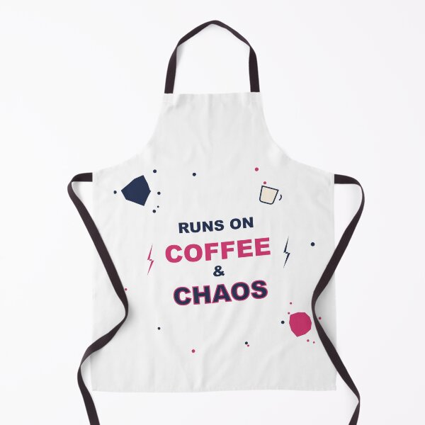 Item preview, Runs On Coffee And Chaos Funny Diagonal Energy Design designed and sold by Mega-Shopping.