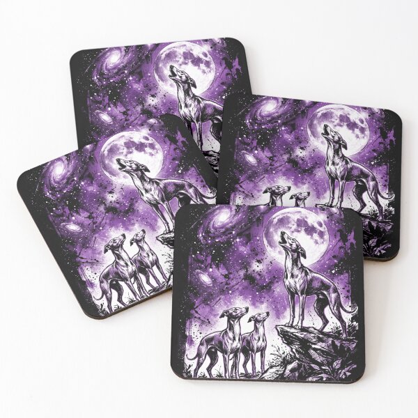 Item preview, Three Greyhounds Moon designed and sold by Steele-Art.