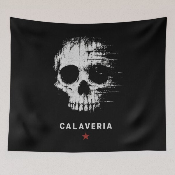 Item preview, Eroded Skull - Calaveria - Wicked Streetwear designed and sold by calaveria.