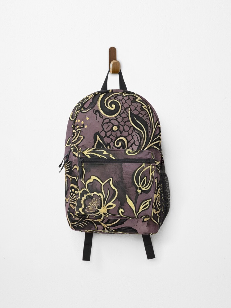 Thumbnail 1 of 3, Backpack, Floral Lace Pattern designed and sold by GraphicsClub.