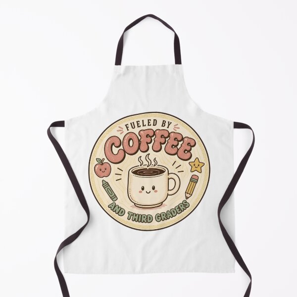 Item preview, Retro Fueled By Coffee and Third Graders Teacher T-Shirt designed and sold by FestivityFinds.