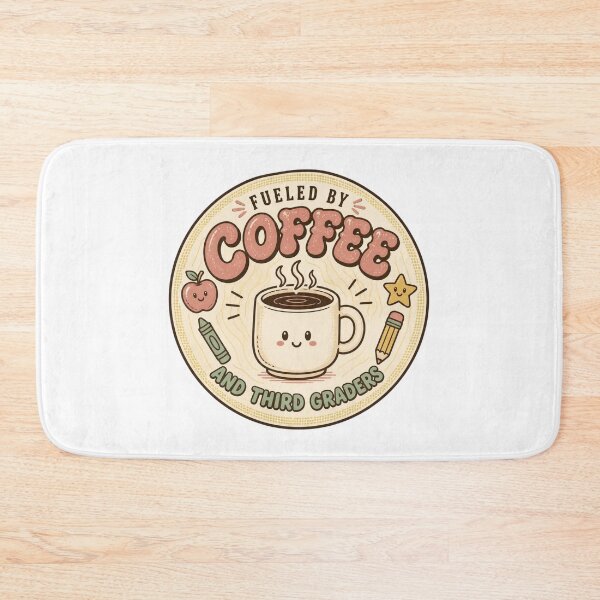 Item preview, Retro Fueled By Coffee and Third Graders Teacher T-Shirt designed and sold by FestivityFinds.