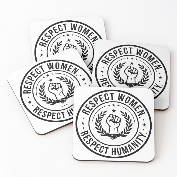 Item preview, Respect Women Respect Humanity | Feminist Empowerment Badge | Equality Quote | Women's Rights Graphic T-Shirt designed and sold by Velora Printss.