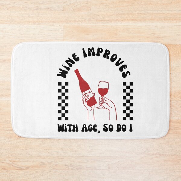 Item preview, Wine Improves with Age So Do I | Funny Wine Lover Birthday Shirt designed and sold by luckyhue.