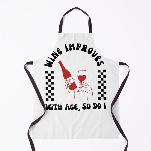 Item preview, Wine Improves with Age So Do I | Funny Wine Lover Birthday Shirt designed and sold by luckyhue.