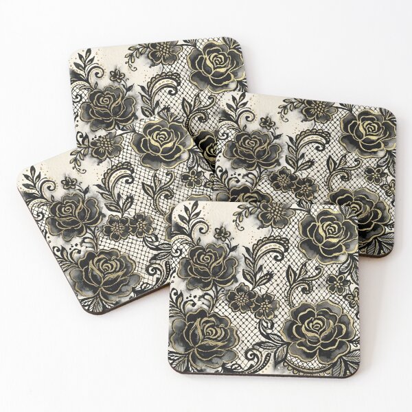 Item preview, Floral Lace Pattern  designed and sold by GraphicsClub.