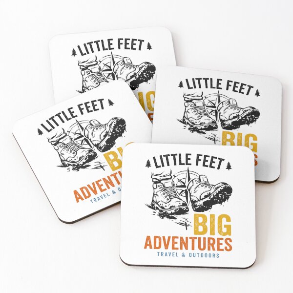Item preview, Little Feet Big Adventures - Hiking & Outdoor Exploration designed and sold by BumbleBloom7.