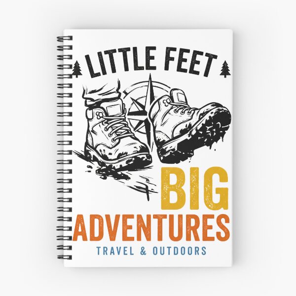 Item preview, Little Feet Big Adventures - Hiking & Outdoor Exploration designed and sold by BumbleBloom7.