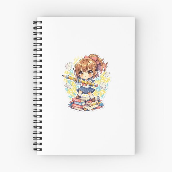 Item preview, Exam Mode Anime Sticker Kawaii Student Humor for Anime Fans & College Students designed and sold by CutePrintCorner.