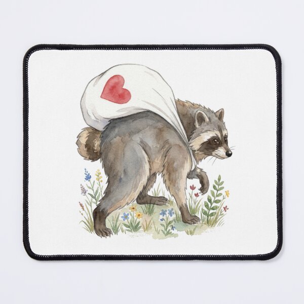 Item preview, Jimothy the unique Racoon comes to spreading love designed and sold by Woketoon.