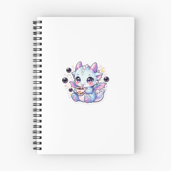 Item preview, Dragon Companion Boba Sticker Kawaii Anime Fantasy for Boba Lovers & Otakus designed and sold by CutePrintCorner.