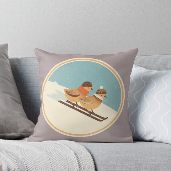 Item preview, Little Birds Ski Together designed and sold by mellow-koko.