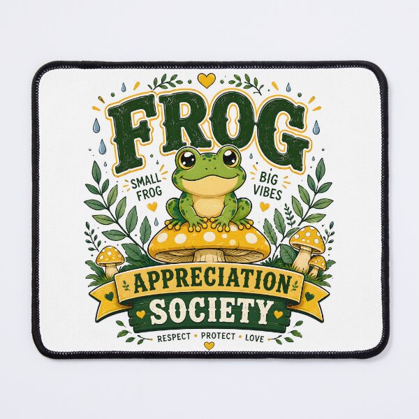 Item preview, cute frogs, frog gifts, frog illustration, frog decor, frog lover designed and sold by TrueArtVibes.