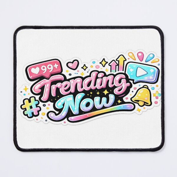 Item preview, Trending Now Funny Sticker  Viral Social Media Quote  Content Creator Typography  designed and sold by MR4me.